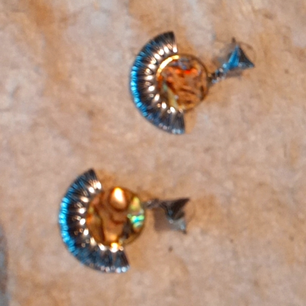 Silver earring